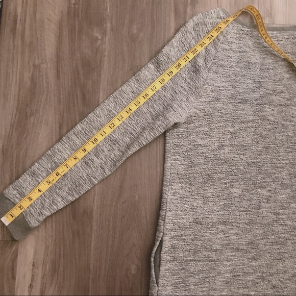 White & Warren long-sleeve heathered gray dress - Picture 13 of 15